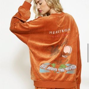 Boys Lie Velour Crew Neck